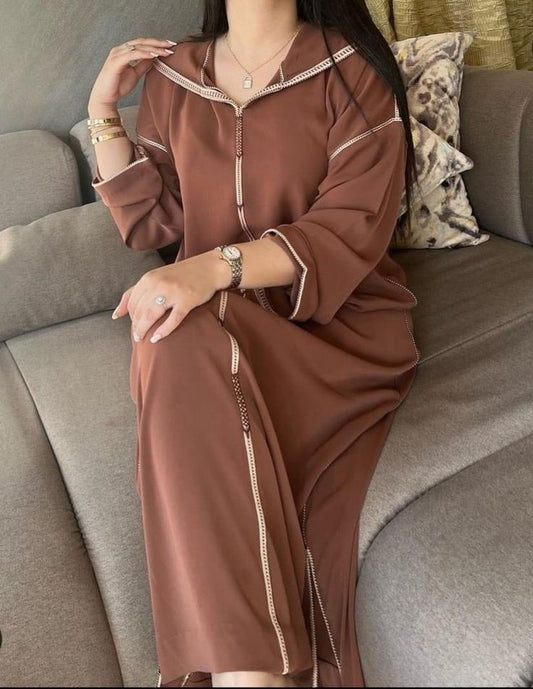Jellaba marocaine pour femme ,djellaba traditionnelle, fait main,  Jellaba marocain