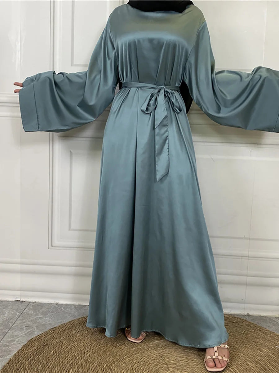 Abaya modeste Ramadan Musulman De Mode Maxi Robe turquie Caftan vêtements islamiques Musulman pour les femmes Robe Hijab Caftan robes