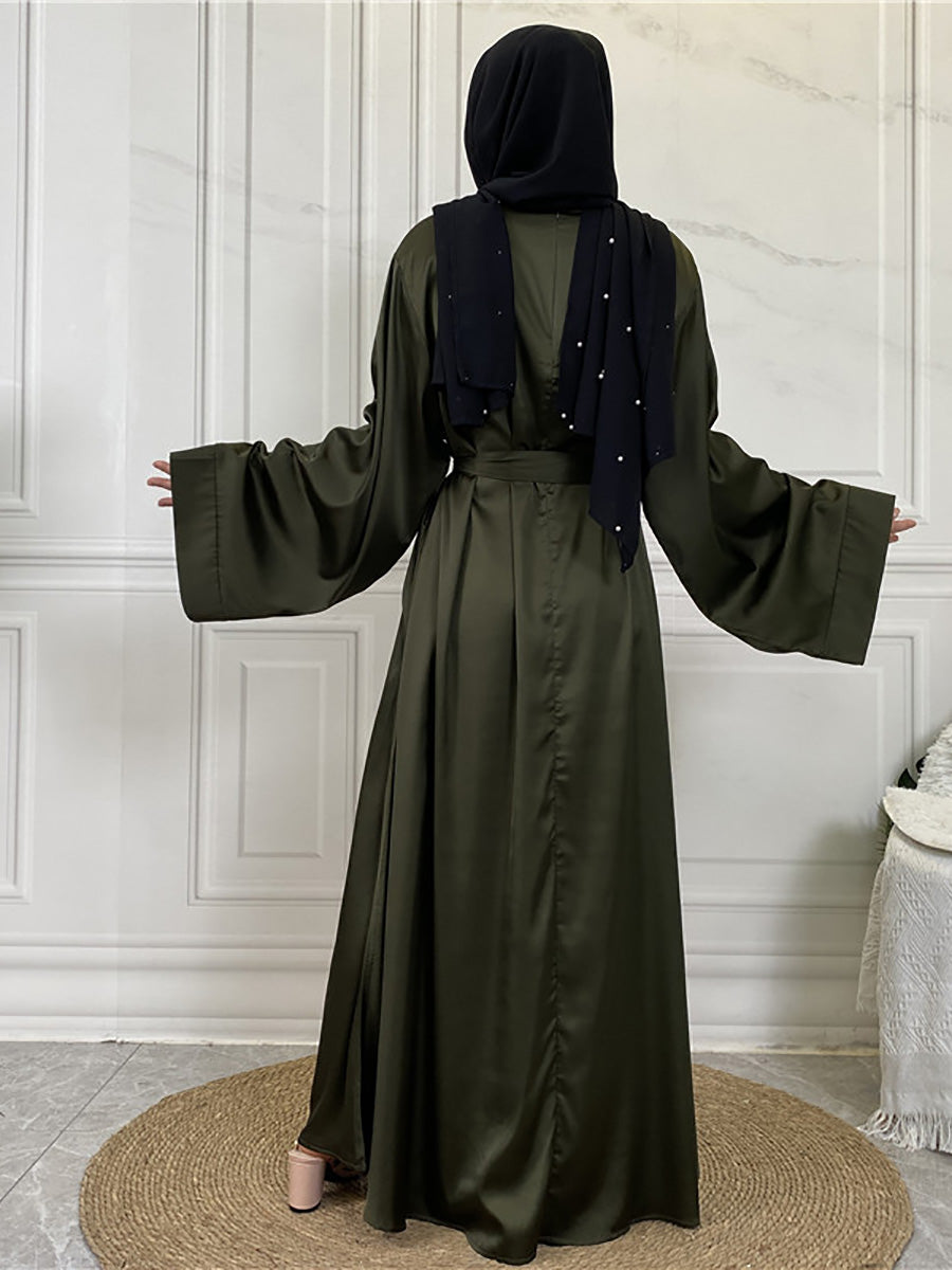 Abaya modeste Ramadan Musulman De Mode Maxi Robe turquie Caftan vêtements islamiques Musulman pour les femmes Robe Hijab Caftan robes