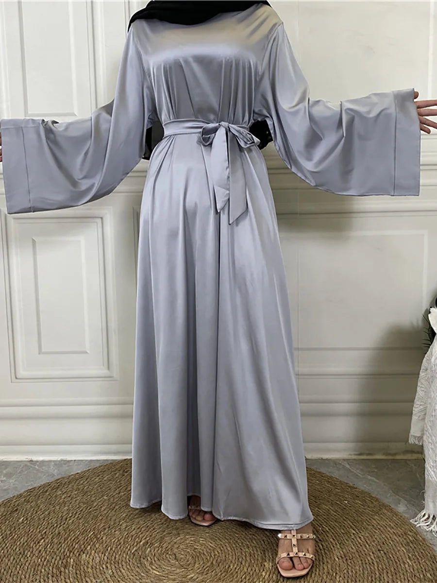 Abaya modeste Ramadan Musulman De Mode Maxi Robe turquie Caftan vêtements islamiques Musulman pour les femmes Robe Hijab Caftan robes