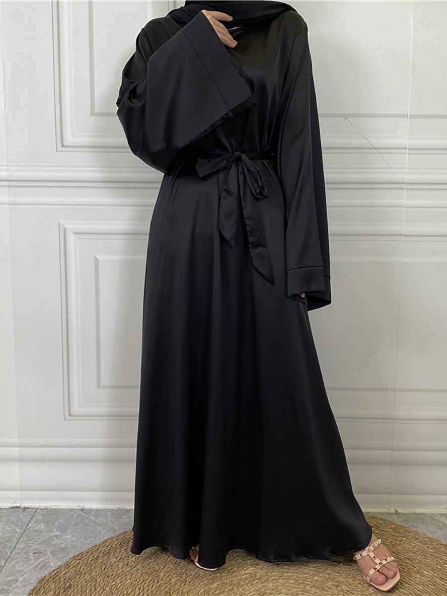 Abaya modeste Ramadan Musulman De Mode Maxi Robe turquie Caftan vêtements islamiques Musulman pour les femmes Robe Hijab Caftan robes