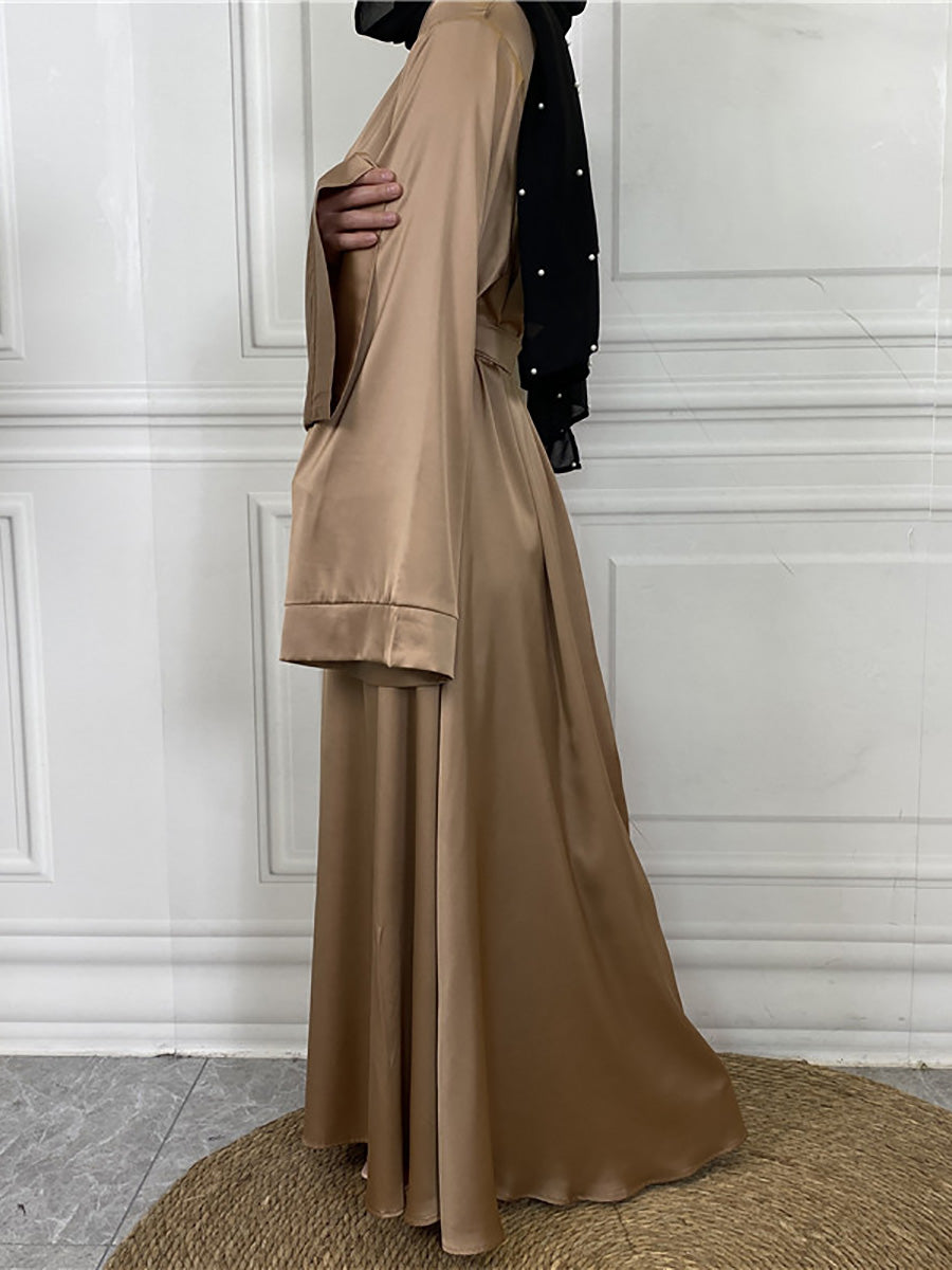 Abaya modeste Ramadan Musulman De Mode Maxi Robe turquie Caftan vêtements islamiques Musulman pour les femmes Robe Hijab Caftan robes