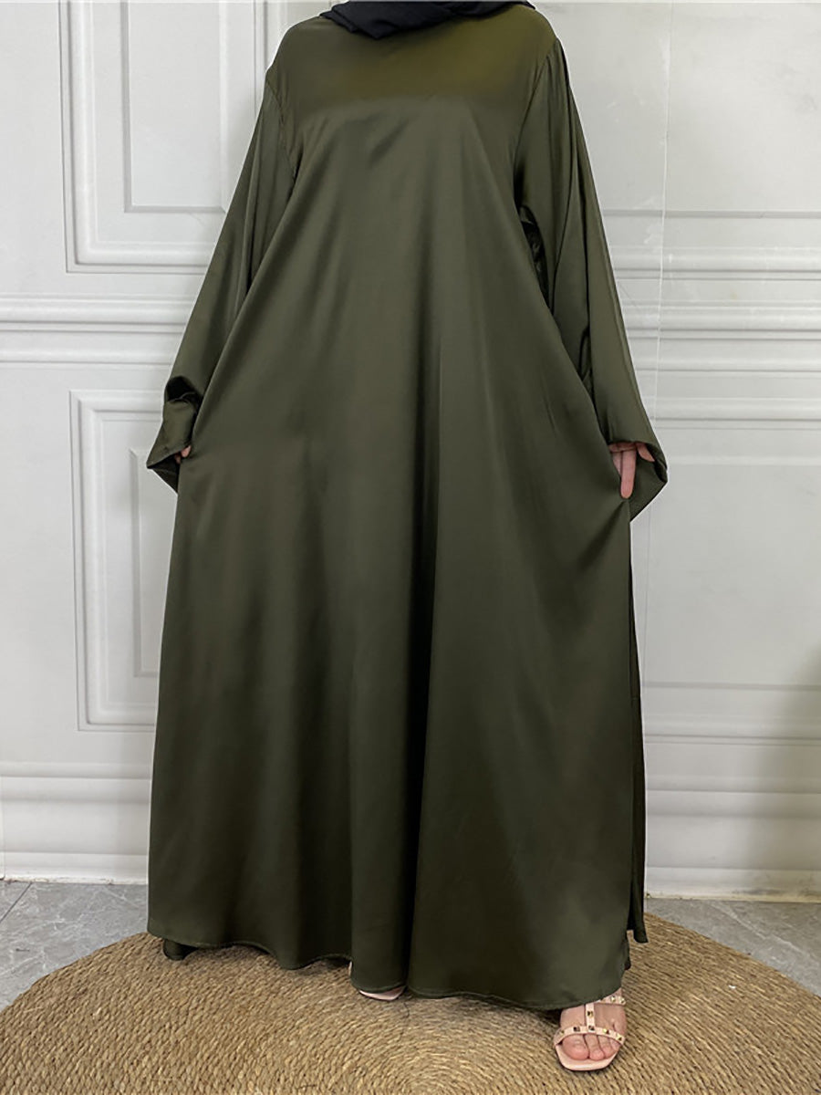 Abaya modeste Ramadan Musulman De Mode Maxi Robe turquie Caftan vêtements islamiques Musulman pour les femmes Robe Hijab Caftan robes